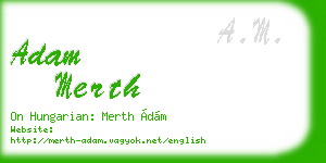 adam merth business card